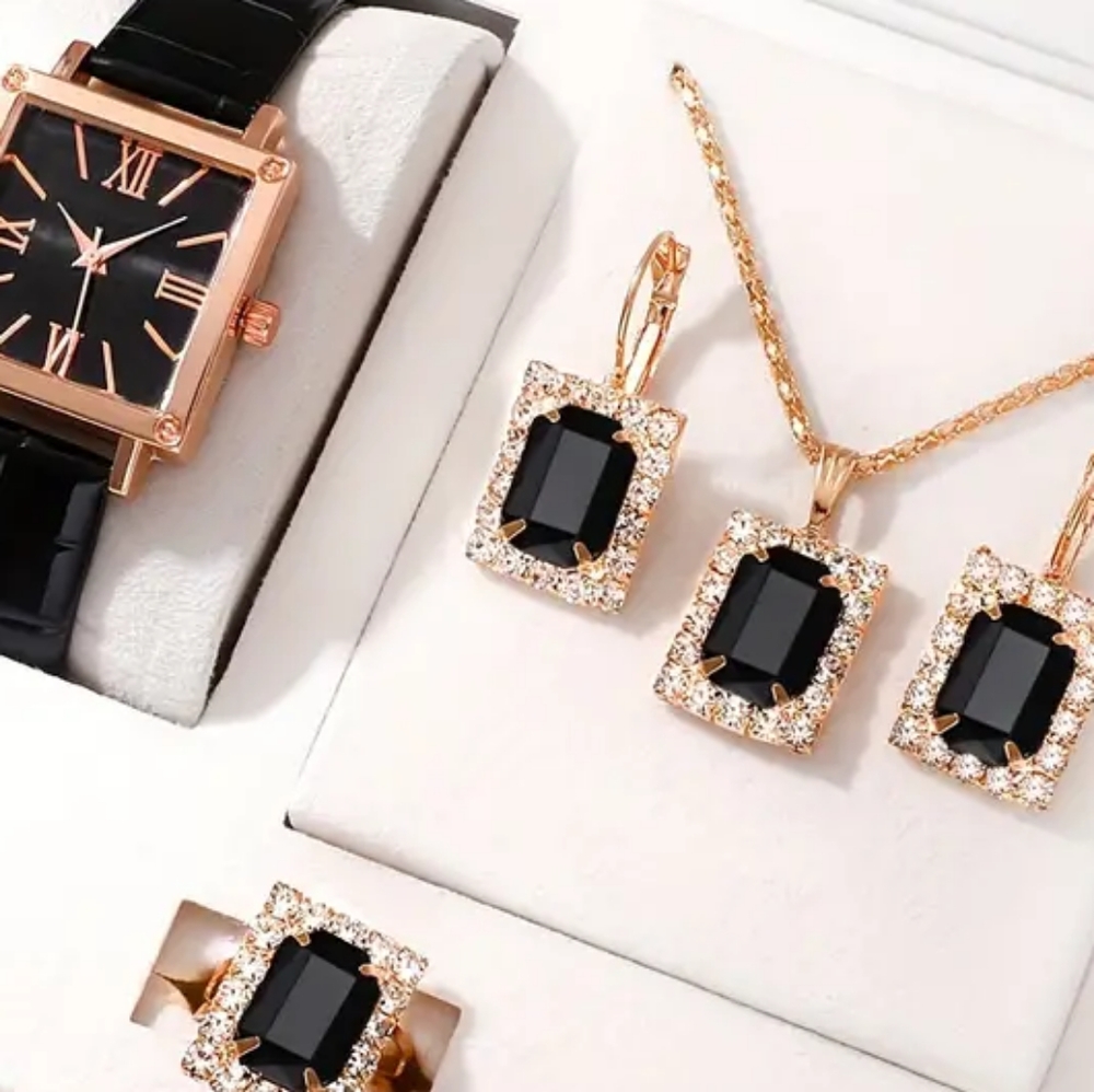 Watch and jewelry set